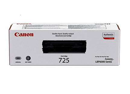 کارتریج ( تونر ) لیزری کانن با یکسال گارانتی مدل cartridge canon 725